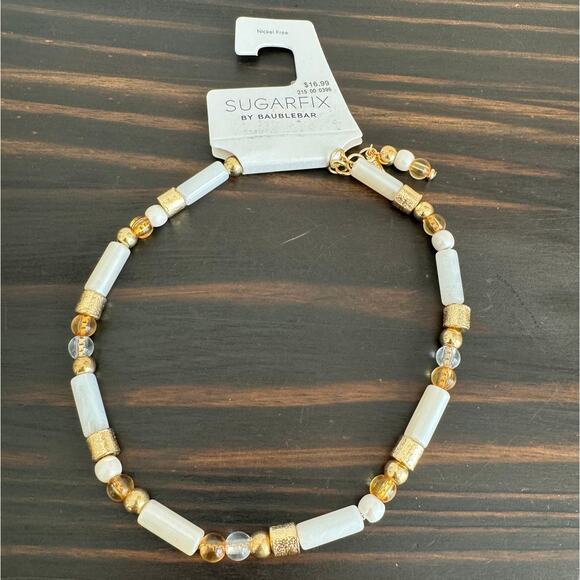 SUGARFIX by BaubleBar Beaded Statement Necklace NWT - Picture 4 of 8